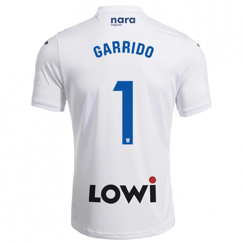 Danxen Dámské Javi Garrido #1 Bílá Tmavě Modrá Domů Hráčské Dresy 2025/26 Dres