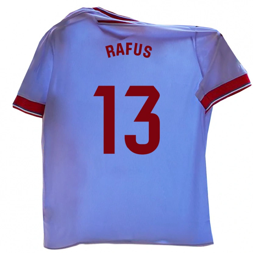 Danxen Dámské Arnau Rafús #13 Bílá Červená Domů Hráčské Dresy 2025/26 Dres