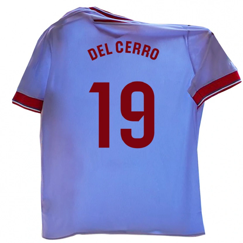 Danxen Dámské Dani Del Cerro #19 Bílá Červená Domů Hráčské Dresy 2025/26 Dres