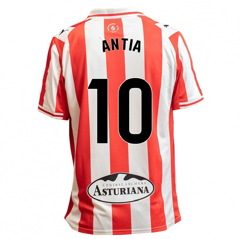 Danxen Dámské Antia Mayo Fraga #10 Bílá Červená Domů Hráčské Dresy 2025/26 Dres