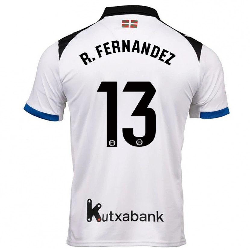 Danxen Dámské Raúl Fernández #13 Bílá Modrá Daleko Hráčské Dresy 2025/26 Dres