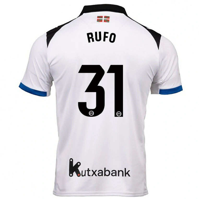 Danxen Dámské Dennis Rufo #31 Bílá Modrá Daleko Hráčské Dresy 2025/26 Dres