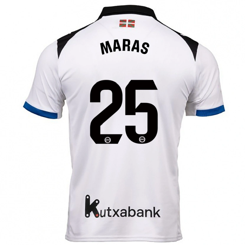 Danxen Dámské Nikola Maras #25 Bílá Modrá Daleko Hráčské Dresy 2025/26 Dres