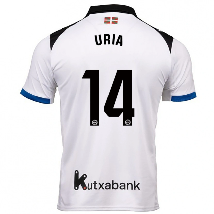 Danxen Dámské Iker Uria #14 Bílá Modrá Daleko Hráčské Dresy 2025/26 Dres