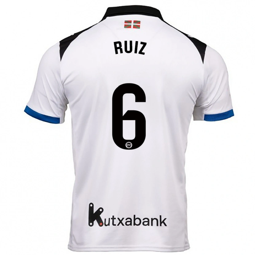 Danxen Dámské Markel Ruiz #6 Bílá Modrá Daleko Hráčské Dresy 2025/26 Dres