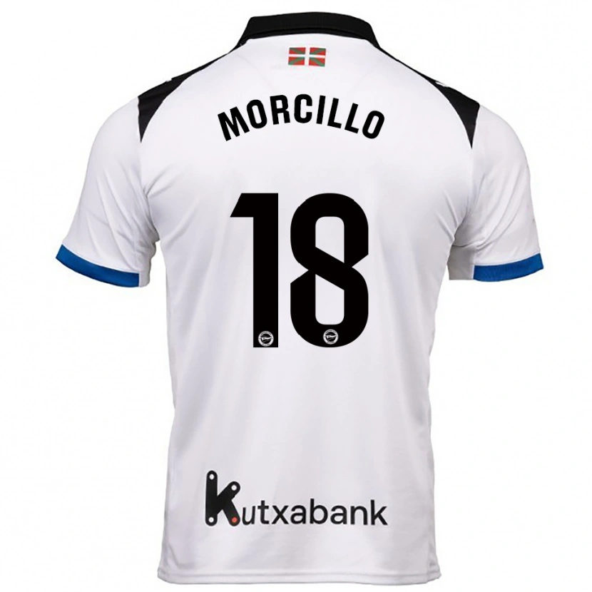 Danxen Dámské Diego Morcillo #18 Bílá Modrá Daleko Hráčské Dresy 2025/26 Dres