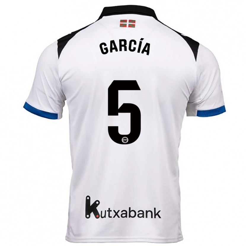Danxen Dámské Álvaro García #5 Bílá Modrá Daleko Hráčské Dresy 2025/26 Dres