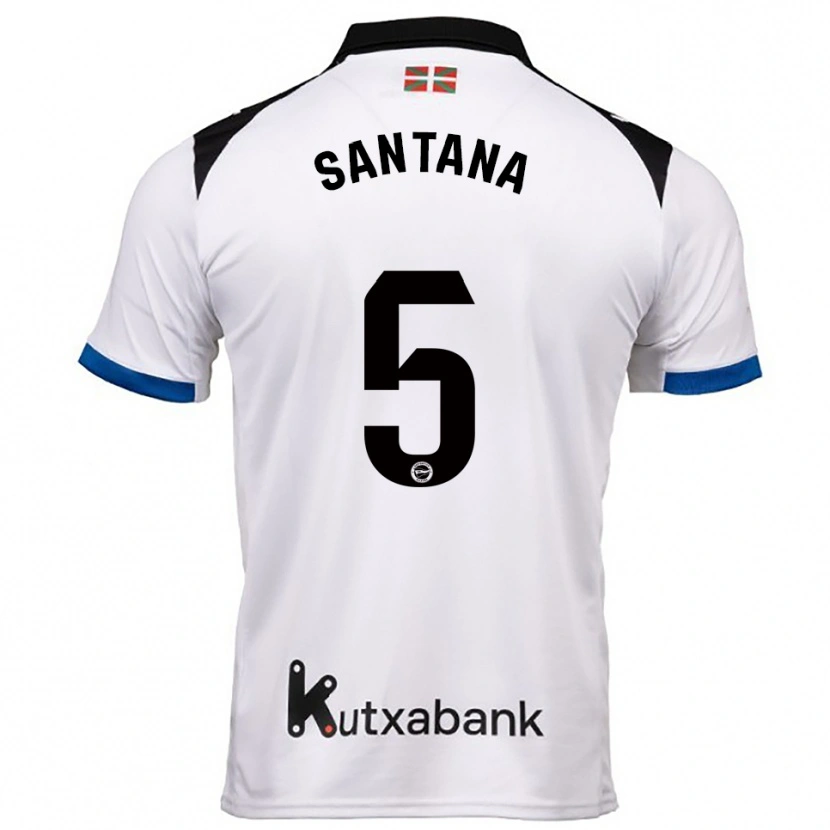 Danxen Dámské Vanesa Santana #5 Bílá Modrá Daleko Hráčské Dresy 2025/26 Dres