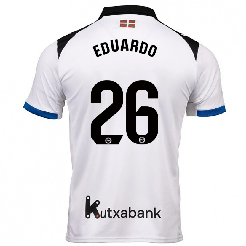 Danxen Dámské Eduardo Fontana #26 Bílá Modrá Daleko Hráčské Dresy 2025/26 Dres