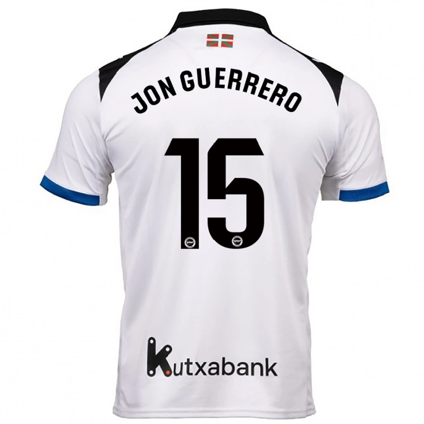 Danxen Dámské Julen Jon Guerrero #15 Bílá Modrá Daleko Hráčské Dresy 2025/26 Dres