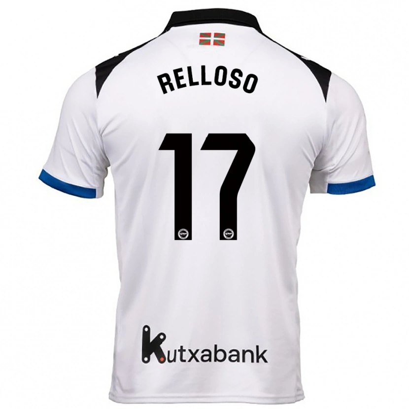 Danxen Dámské Mikel Relloso #17 Bílá Modrá Daleko Hráčské Dresy 2025/26 Dres