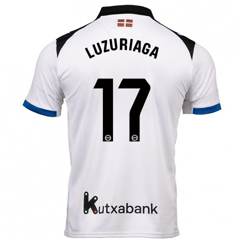 Danxen Dámské Judith Luzuriaga #17 Bílá Modrá Daleko Hráčské Dresy 2025/26 Dres