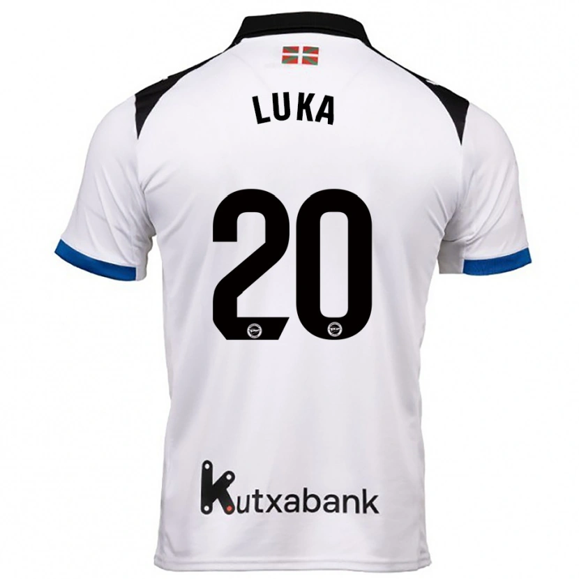 Danxen Dámské Luka Romero #20 Bílá Modrá Daleko Hráčské Dresy 2025/26 Dres