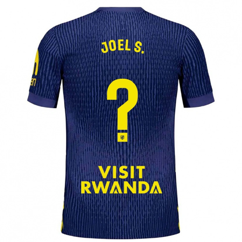 Danxen Dámské Joel Sánchez #0 Tmavě Modrá Žlutá Daleko Hráčské Dresy 2025/26 Dres