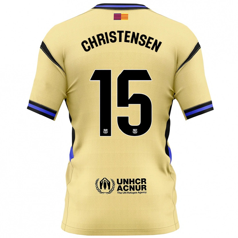 Danxen Dámské Andreas Christensen #15 Žlutá Černá Daleko Hráčské Dresy 2025/26 Dres