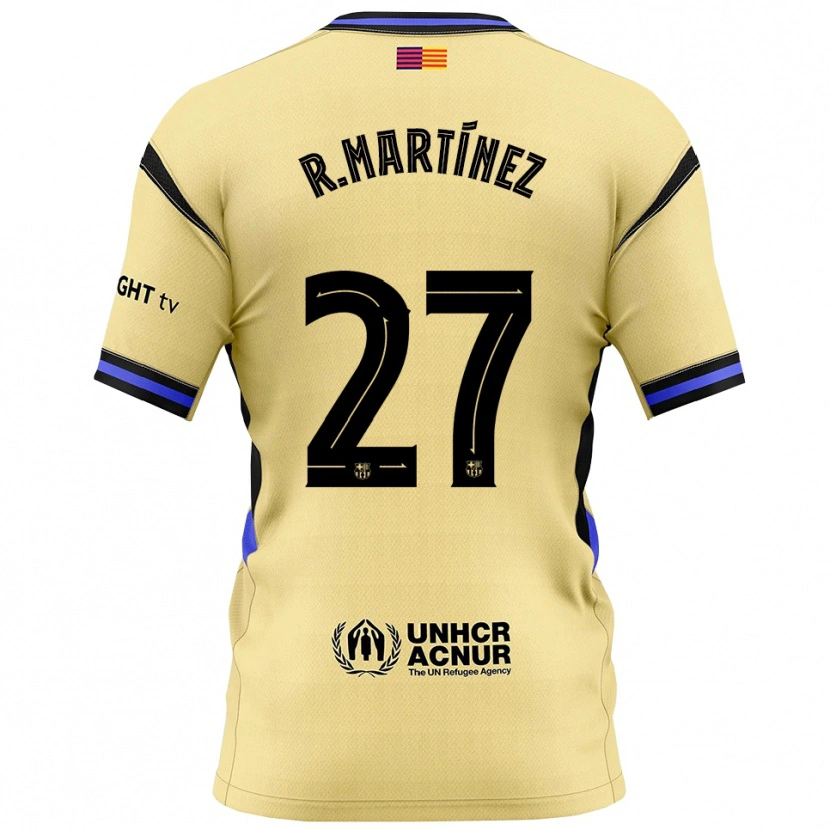 Danxen Dámské Roger Martínez #27 Žlutá Černá Daleko Hráčské Dresy 2025/26 Dres