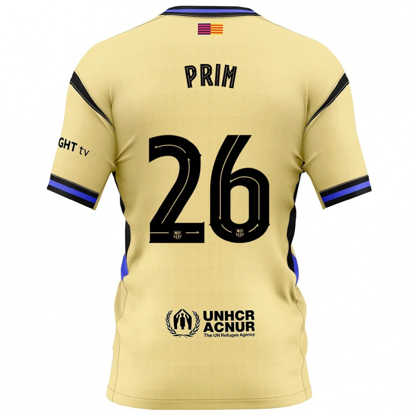 Danxen Dámské Pau Prim #26 Žlutá Černá Daleko Hráčské Dresy 2025/26 Dres