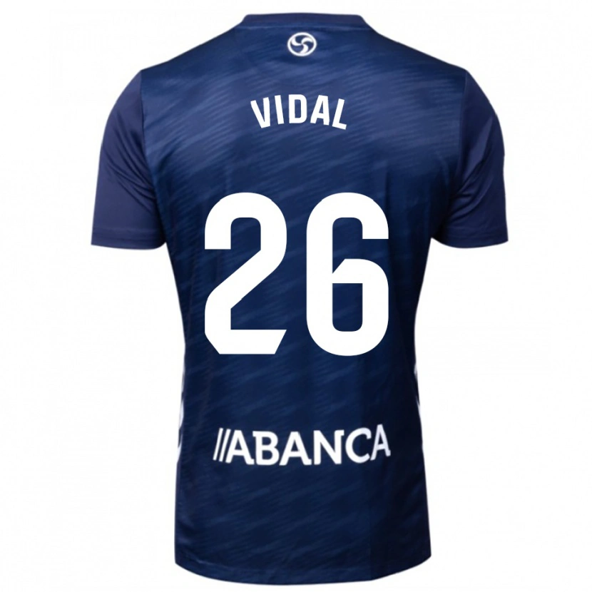 Danxen Dámské Marc Vidal #26 Tmavě Modrá Bílá Daleko Hráčské Dresy 2025/26 Dres