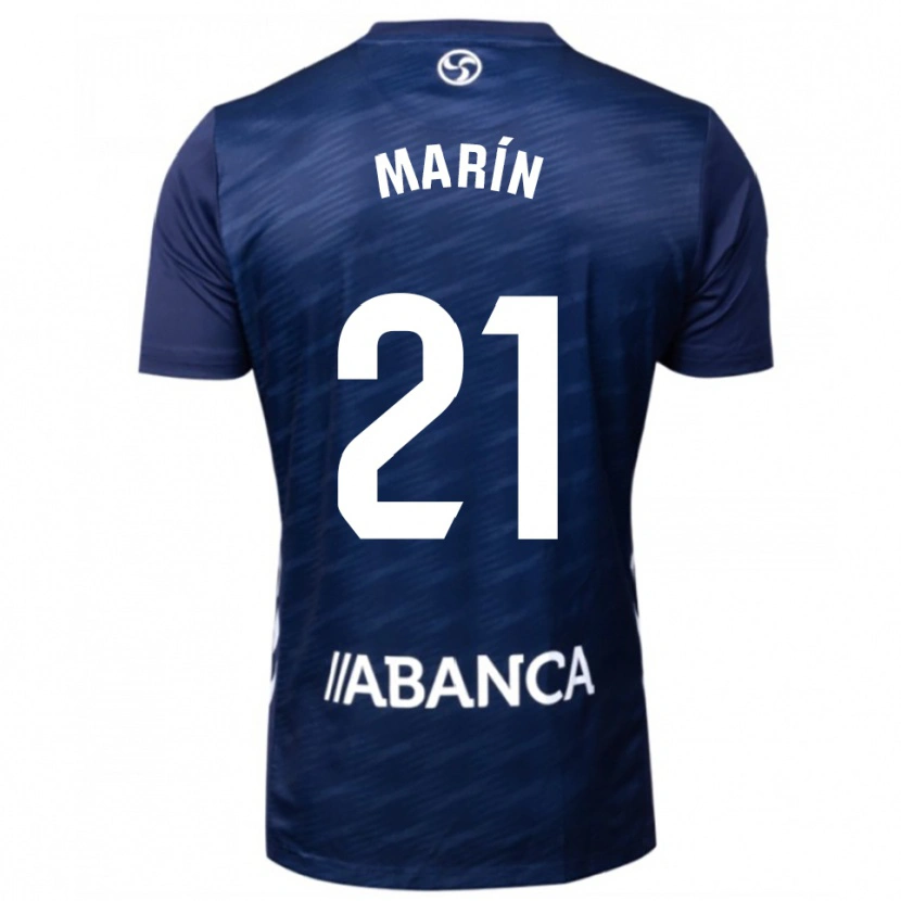 Danxen Dámské Álvaro Marín #21 Tmavě Modrá Bílá Daleko Hráčské Dresy 2025/26 Dres