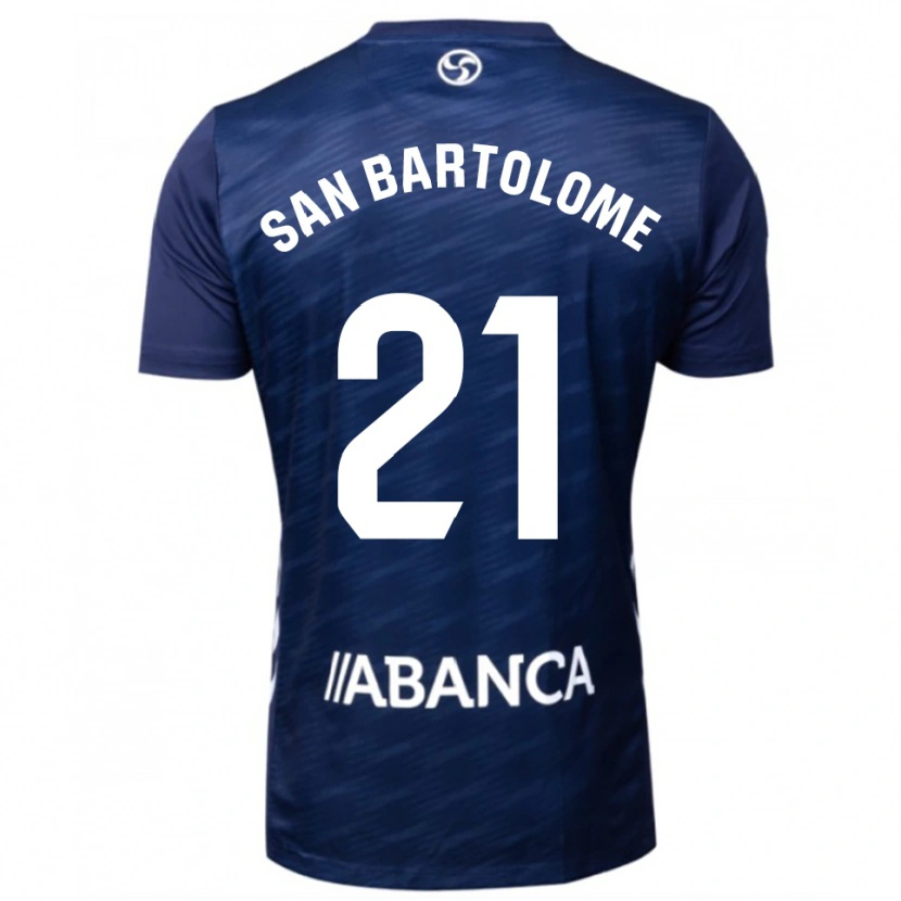 Danxen Dámské Victor San Bartolome #21 Tmavě Modrá Bílá Daleko Hráčské Dresy 2025/26 Dres