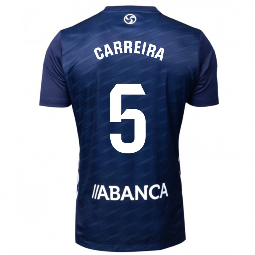 Danxen Dámské Sergio Carreira #5 Tmavě Modrá Bílá Daleko Hráčské Dresy 2025/26 Dres