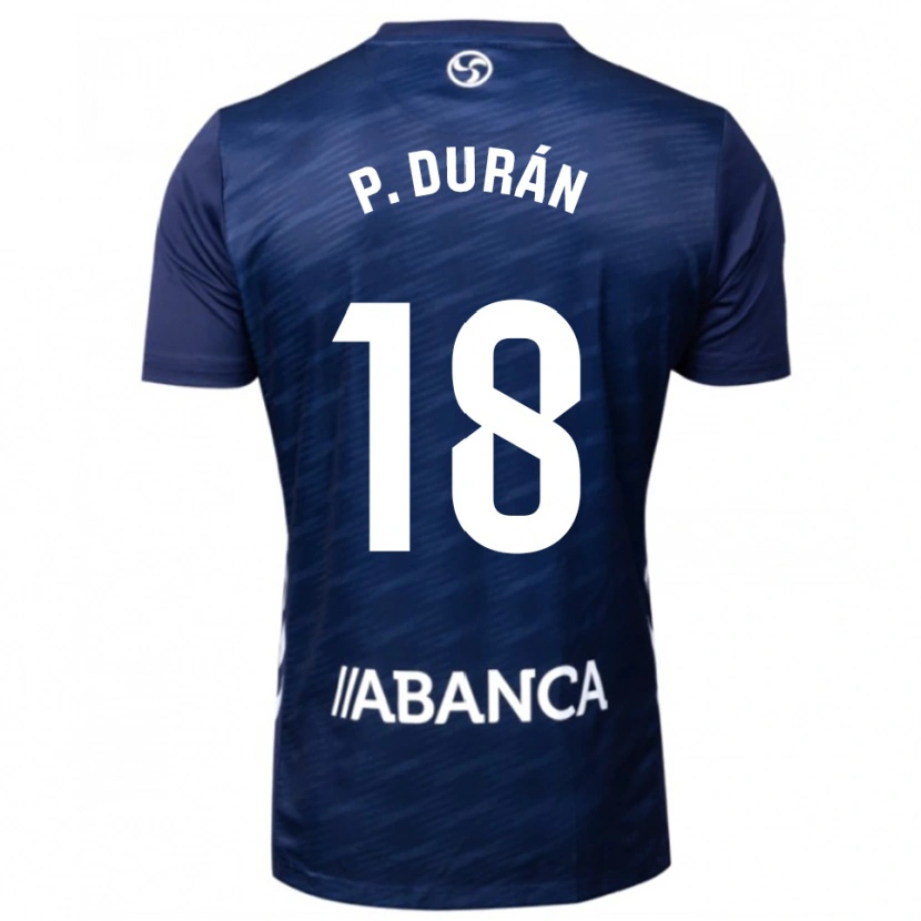 Danxen Dámské Pablo Durán #18 Tmavě Modrá Bílá Daleko Hráčské Dresy 2025/26 Dres