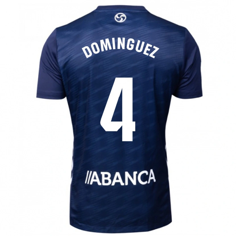 Danxen Dámské Javi Domínguez #4 Tmavě Modrá Bílá Daleko Hráčské Dresy 2025/26 Dres