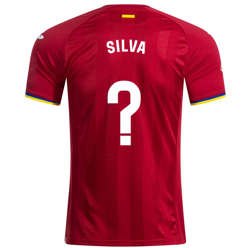 Danxen Dámské Jonathan Silva #0 Červená Žlutá Modrá Daleko Hráčské Dresy 2025/26 Dres