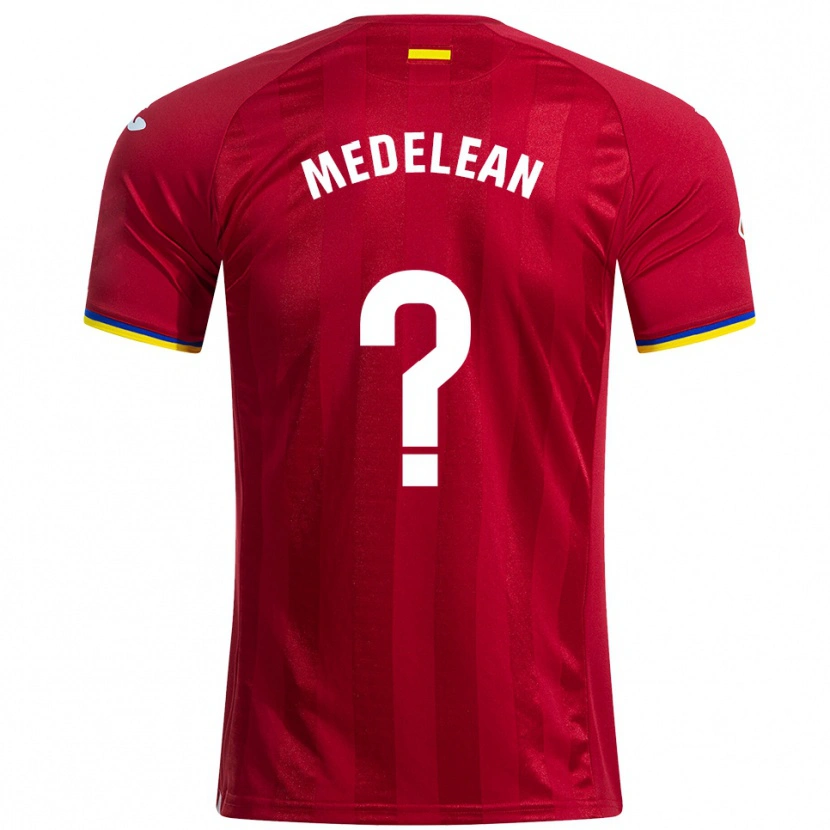 Danxen Dámské Valentin Medelean #0 Červená Žlutá Modrá Daleko Hráčské Dresy 2025/26 Dres