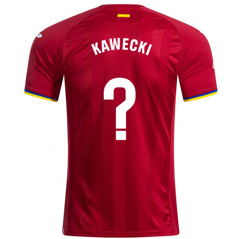 Danxen Dámské Luis Kawecki #0 Červená Žlutá Modrá Daleko Hráčské Dresy 2025/26 Dres