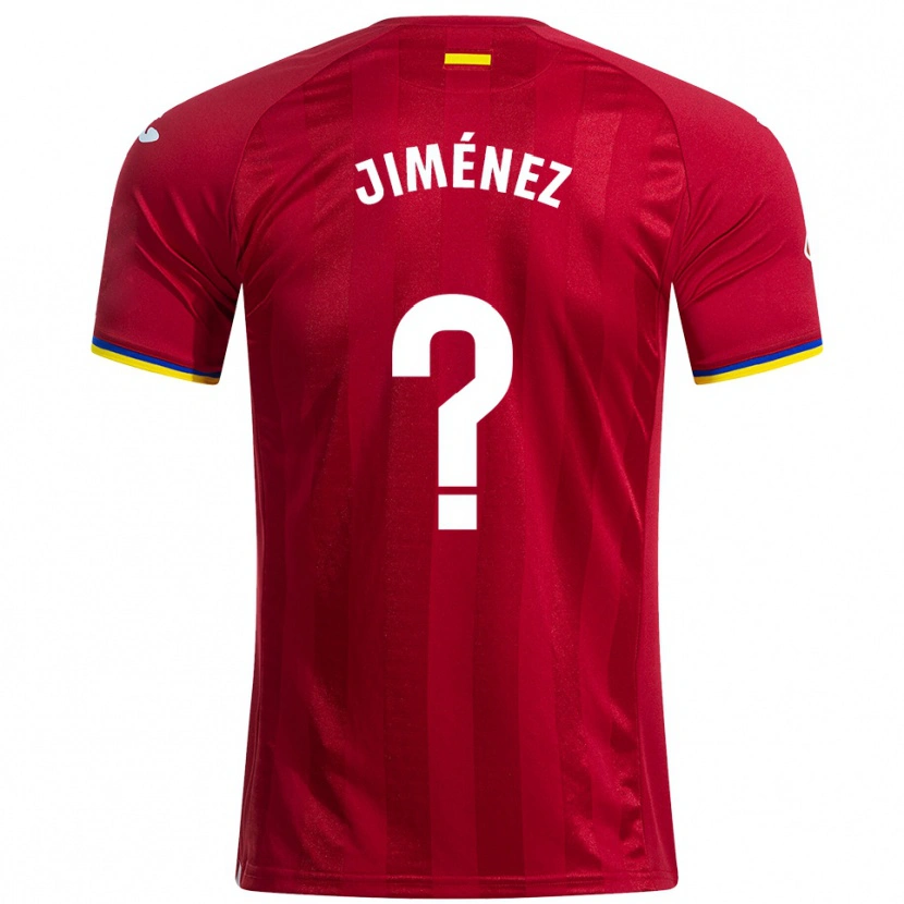 Danxen Dámské Javier Jiménez #0 Červená Žlutá Modrá Daleko Hráčské Dresy 2025/26 Dres