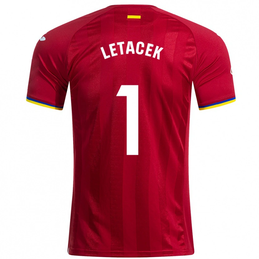 Danxen Dámské Jiri Letacek #1 Červená Žlutá Modrá Daleko Hráčské Dresy 2025/26 Dres