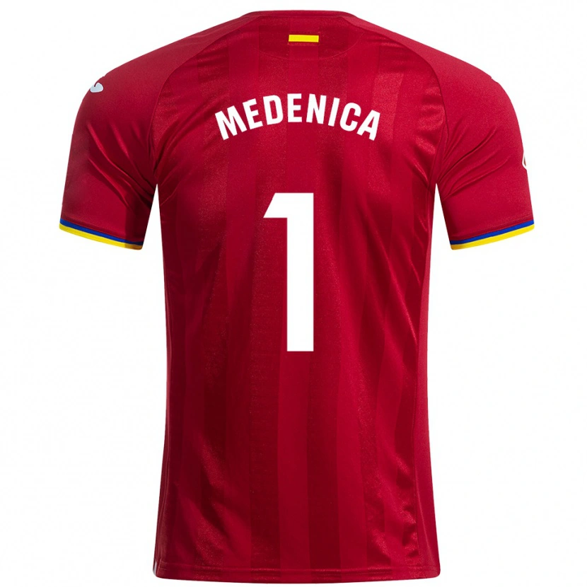 Danxen Dámské Djordjije Medenica #1 Červená Žlutá Modrá Daleko Hráčské Dresy 2025/26 Dres