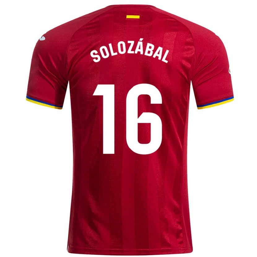 Danxen Dámské Hugo Solozábal #16 Červená Žlutá Modrá Daleko Hráčské Dresy 2025/26 Dres