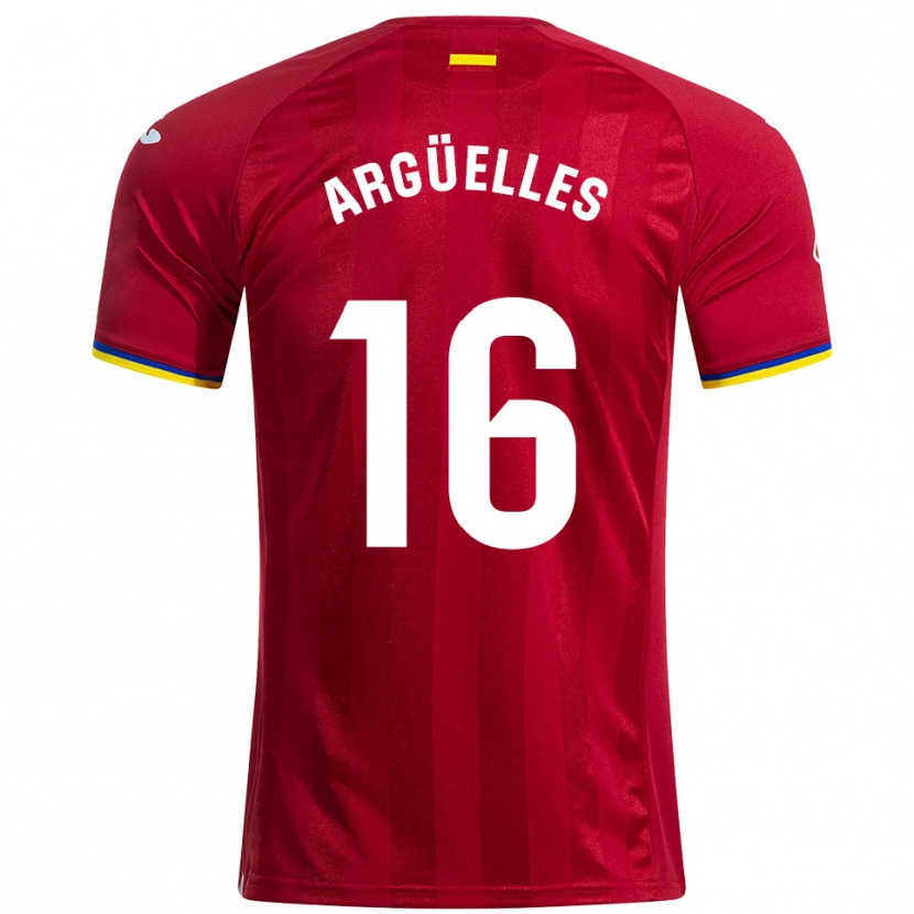Danxen Dámské David Argüelles #16 Červená Žlutá Modrá Daleko Hráčské Dresy 2025/26 Dres