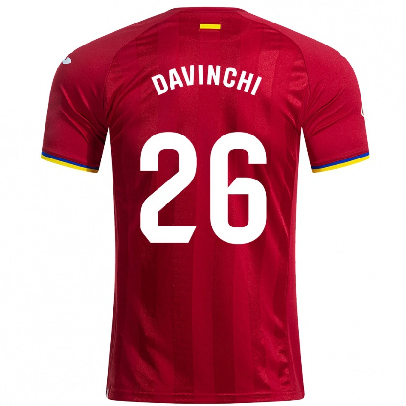Danxen Dámské Davinchi #26 Červená Žlutá Modrá Daleko Hráčské Dresy 2025/26 Dres
