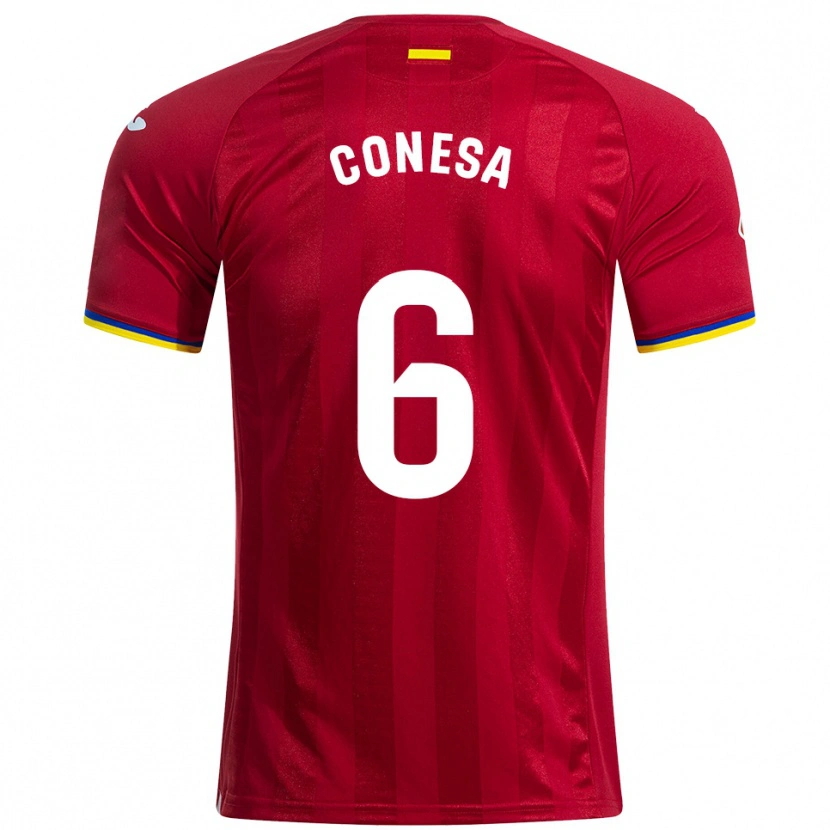 Danxen Dámské Nico Conesa #6 Červená Žlutá Modrá Daleko Hráčské Dresy 2025/26 Dres