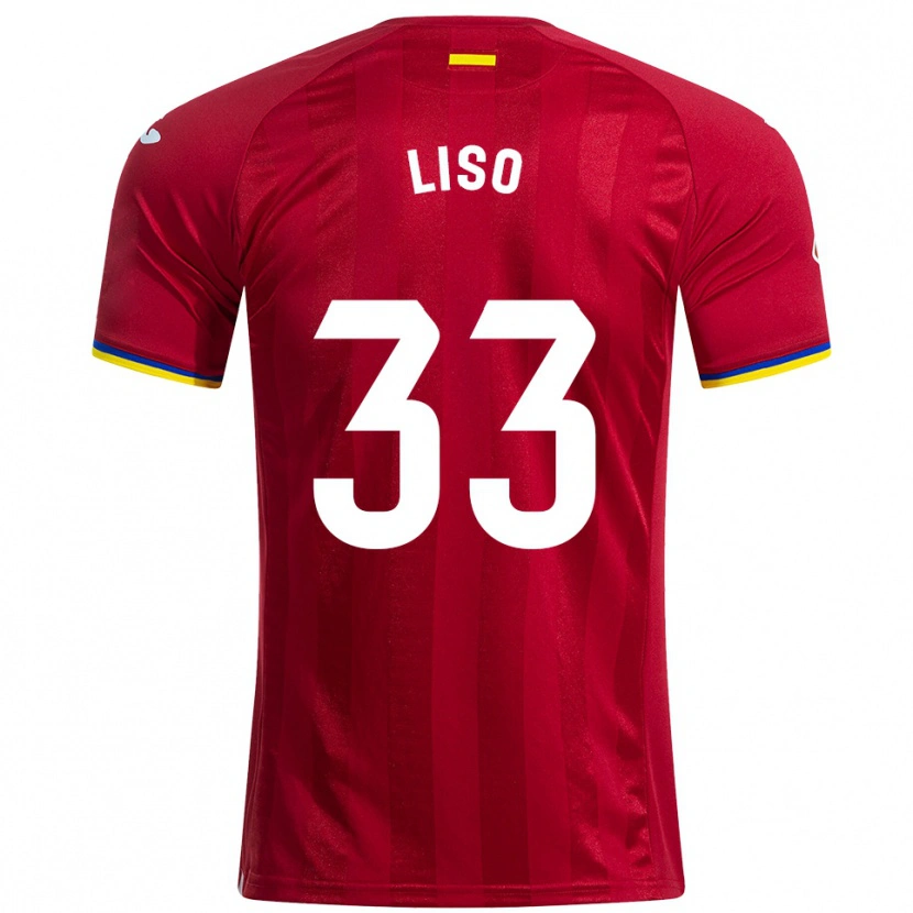 Danxen Dámské Adrián Liso #33 Červená Žlutá Modrá Daleko Hráčské Dresy 2025/26 Dres