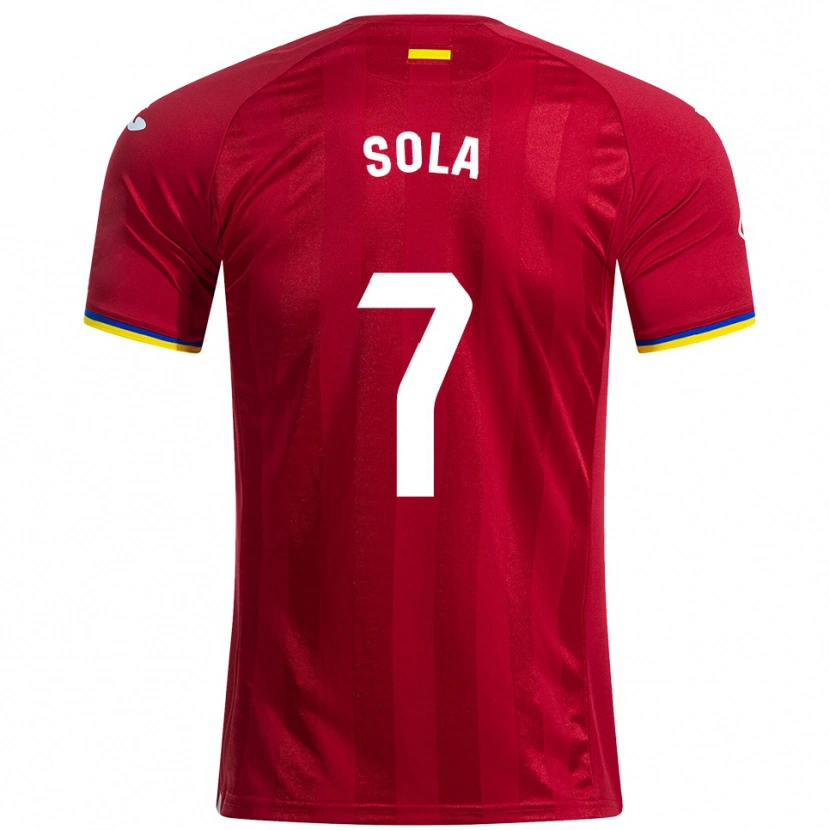 Danxen Dámské Álex Sola #7 Červená Žlutá Modrá Daleko Hráčské Dresy 2025/26 Dres