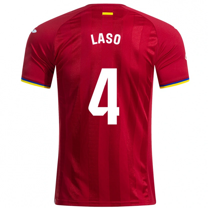 Danxen Dámské Lucas Laso #4 Červená Žlutá Modrá Daleko Hráčské Dresy 2025/26 Dres