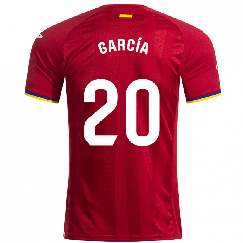 Danxen Dámské Álex García #20 Červená Žlutá Modrá Daleko Hráčské Dresy 2025/26 Dres
