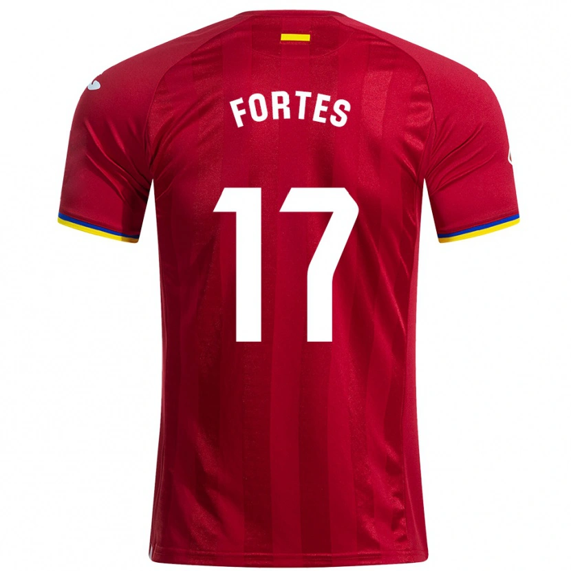 Danxen Dámské Joel Fortes #17 Červená Žlutá Modrá Daleko Hráčské Dresy 2025/26 Dres