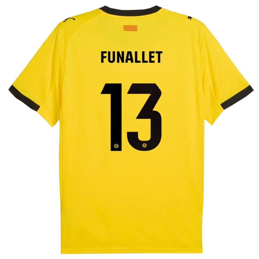 Danxen Dámské Pau Funallet #13 Žlutá Černá Daleko Hráčské Dresy 2025/26 Dres