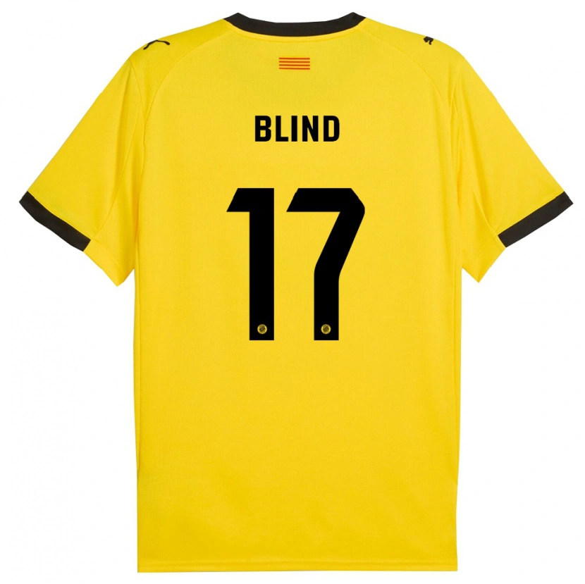 Danxen Dámské Daley Blind #17 Žlutá Černá Daleko Hráčské Dresy 2025/26 Dres