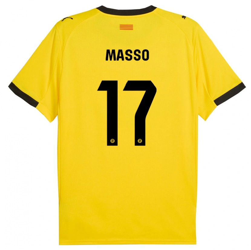 Danxen Dámské Ainoa Massó #17 Žlutá Černá Daleko Hráčské Dresy 2025/26 Dres