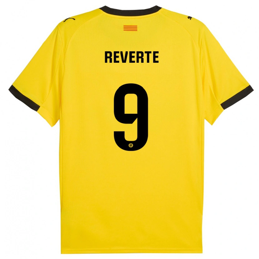 Danxen Dámské Unai Reverte #9 Žlutá Černá Daleko Hráčské Dresy 2025/26 Dres