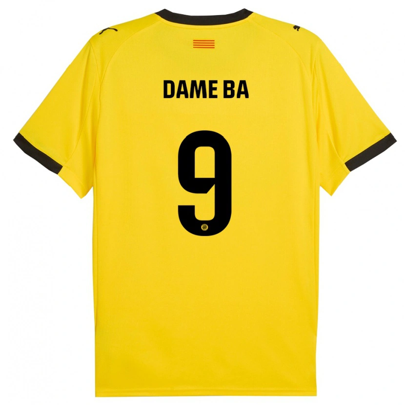Danxen Dámské Papa Dame Ba #9 Žlutá Černá Daleko Hráčské Dresy 2025/26 Dres