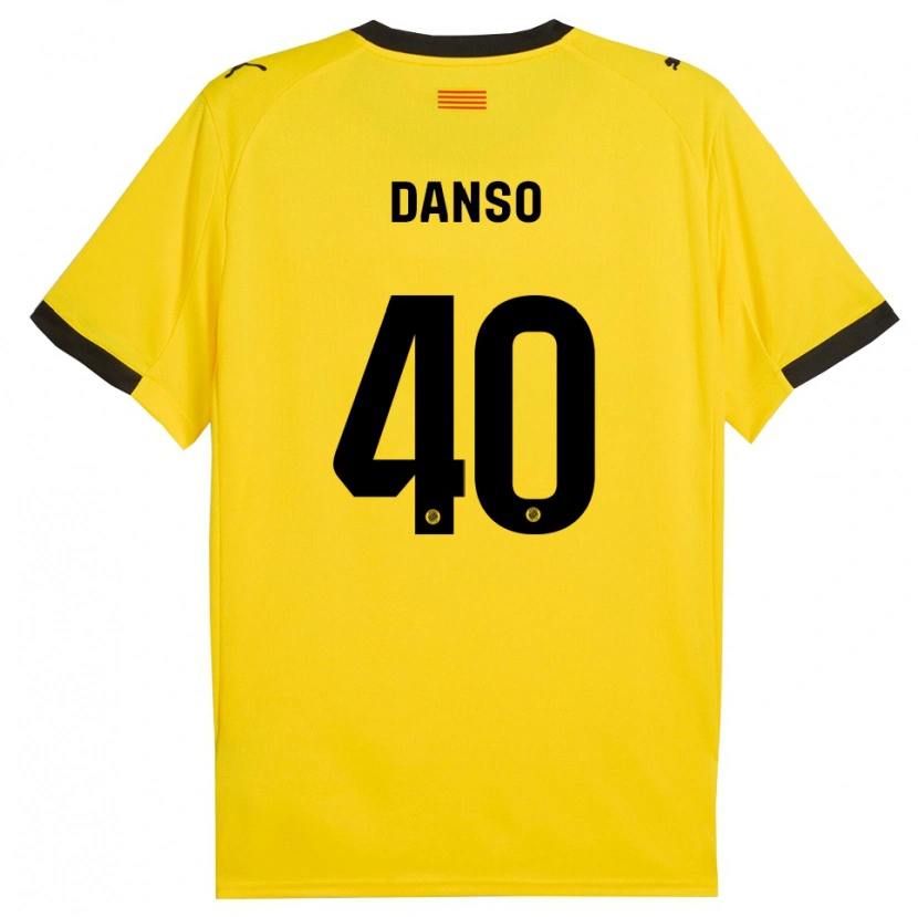 Danxen Dámské Jordi Danso #40 Žlutá Černá Daleko Hráčské Dresy 2025/26 Dres