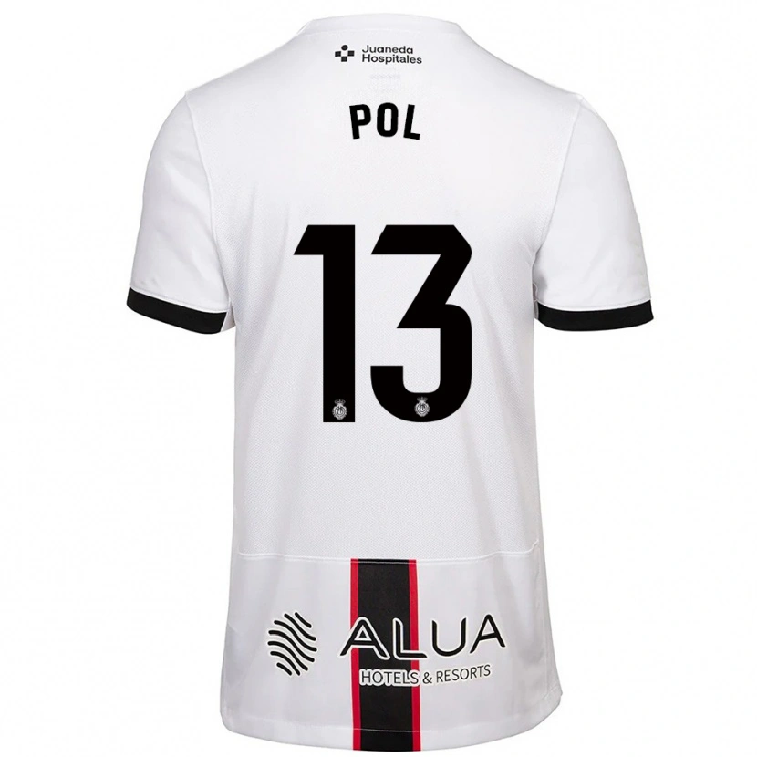 Danxen Dámské Joan Pol #13 Bílá Černá Daleko Hráčské Dresy 2025/26 Dres