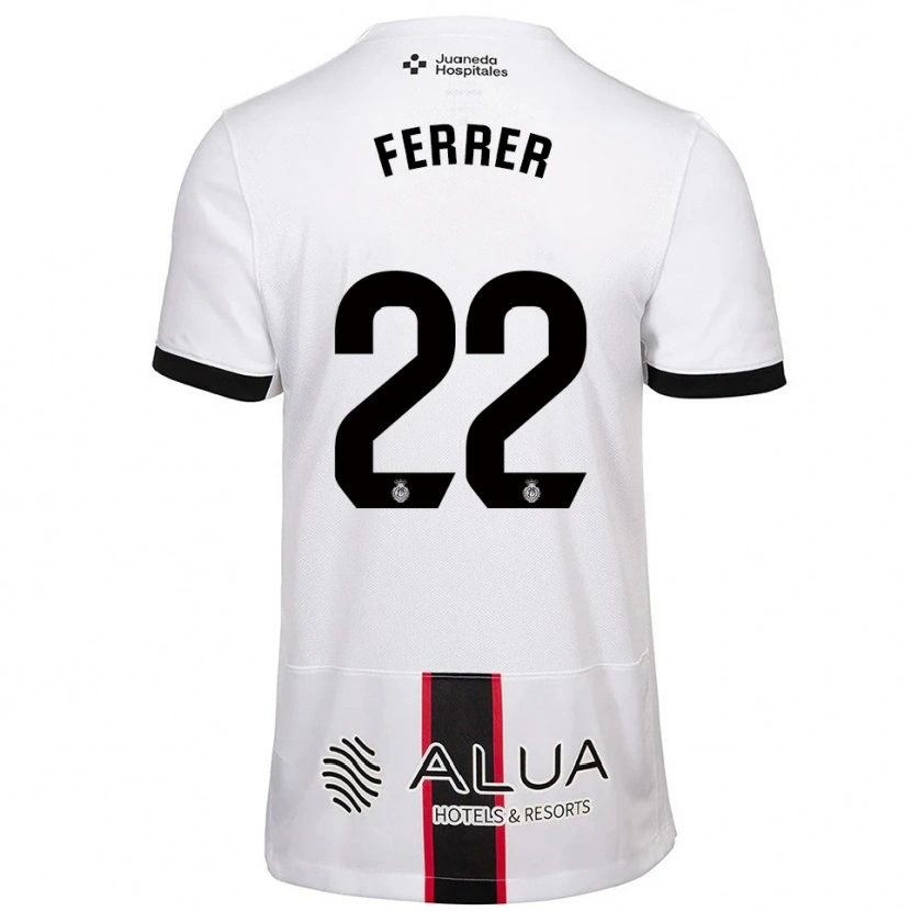 Danxen Dámské David Ferrer #22 Bílá Černá Daleko Hráčské Dresy 2025/26 Dres